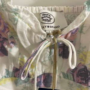 Lucky Brand Limited Edition Laura Ashley Cotton Linen Floral dress